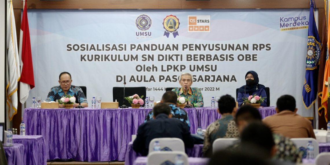LPKP UMSU Gelar Sosialisasi Penyusunan RPS Berbasis OBE