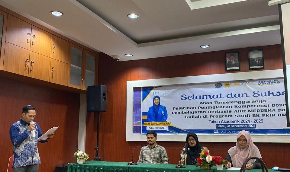 Prodi Bimbingan dan Konseling FKIP UMSU Selenggarakan Pelatihan Peningkatan Kompetensi Dosen dalam Pembelajaran Berbasis Alur Merdeka